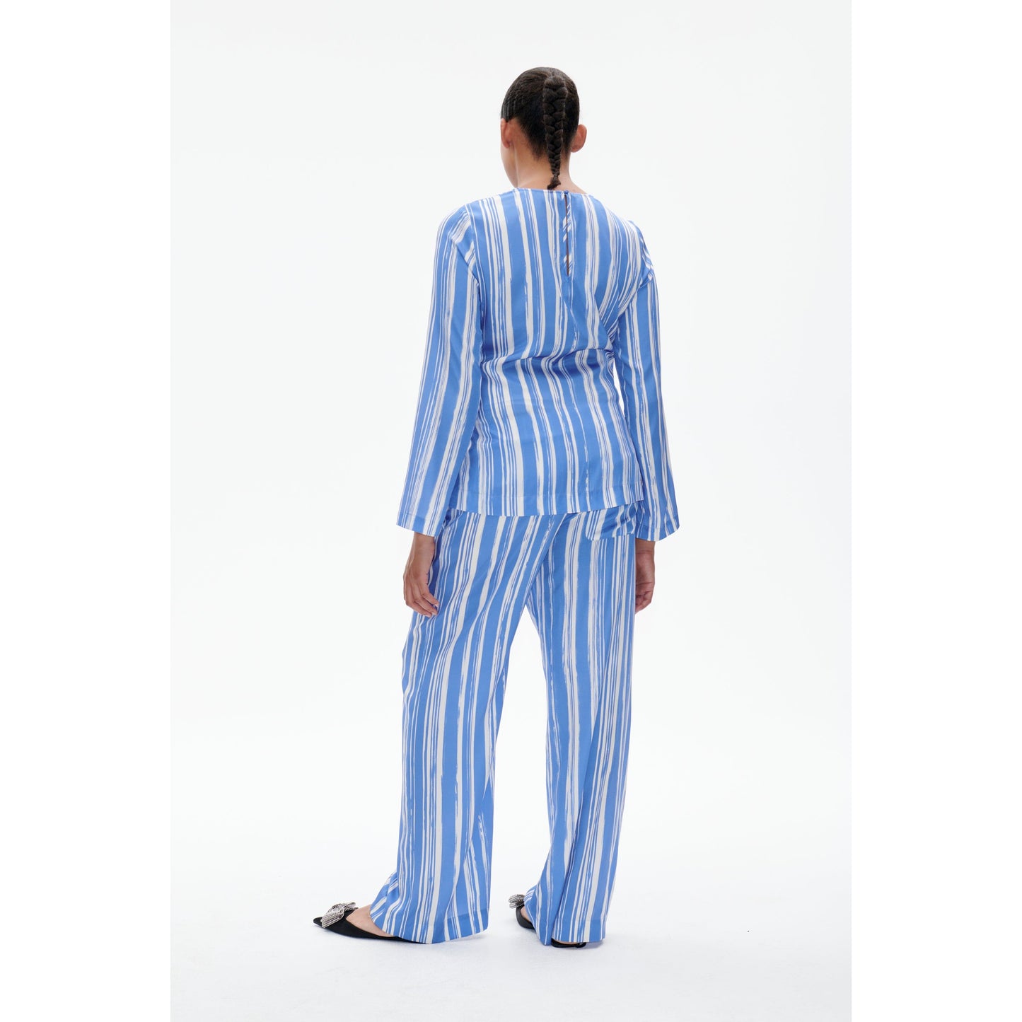 Baum Und Pferdgarten Malu Blouse - Blue Stripe