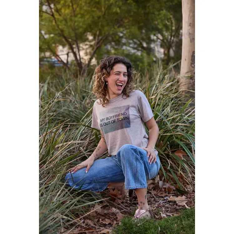 Circular By Maud Alice Dainty Reflections Tee - Boyfriend Print