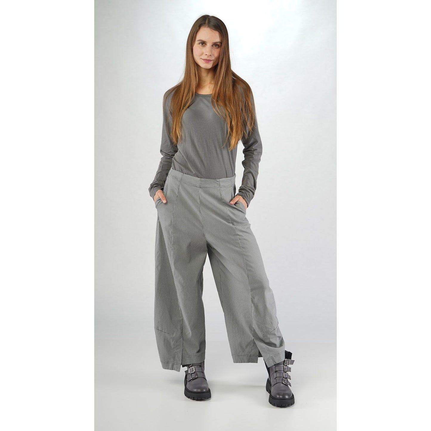 Studio Rundholz Trousers 3440130 - Black Check