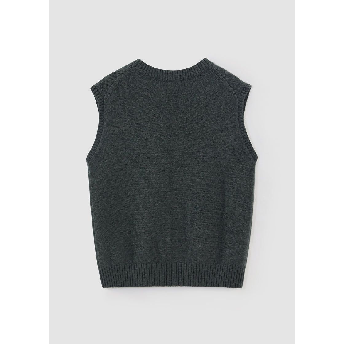 ALEGER Cashmere Blend Billie Vest 489 - Kale