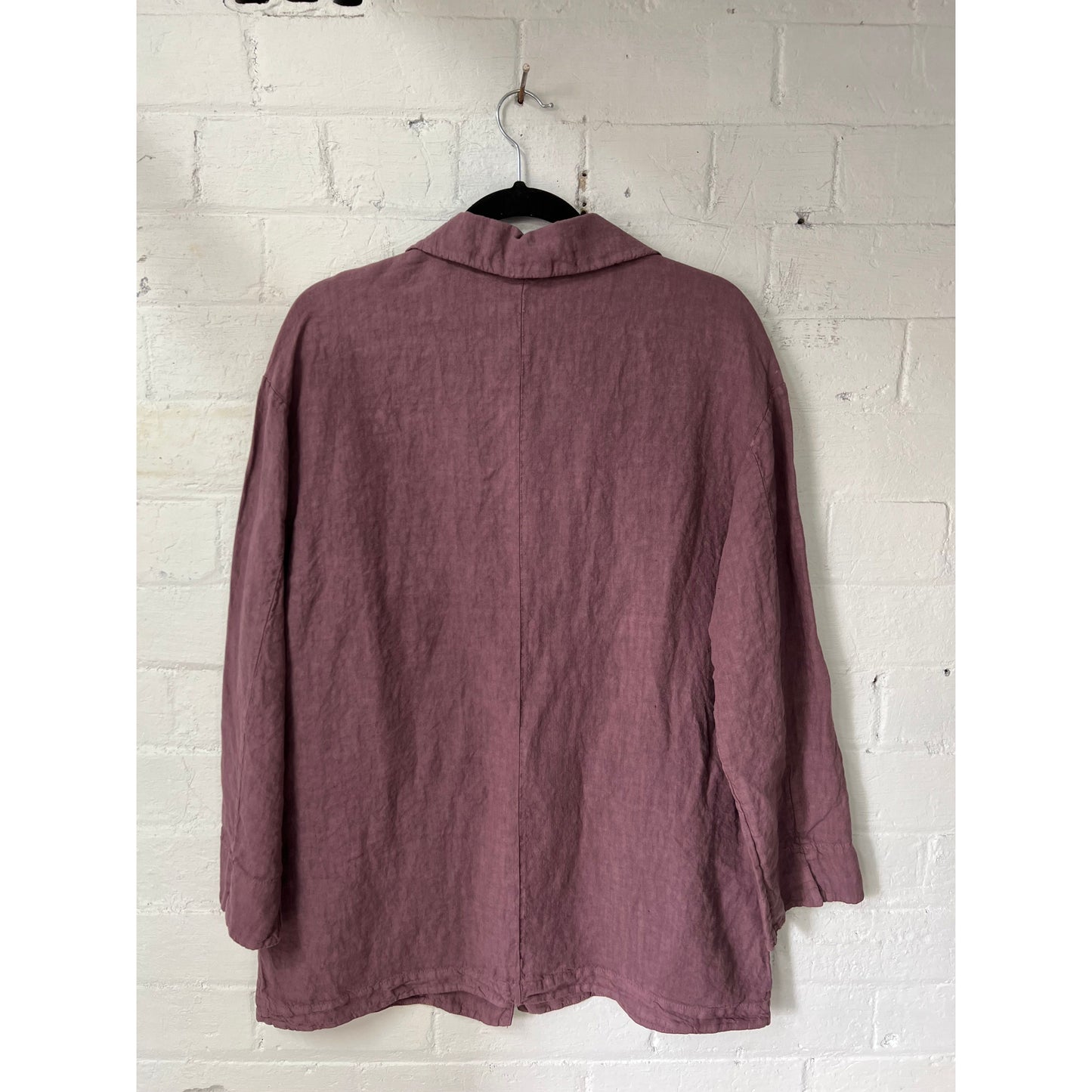 Transit Linen Longline Jacket D130