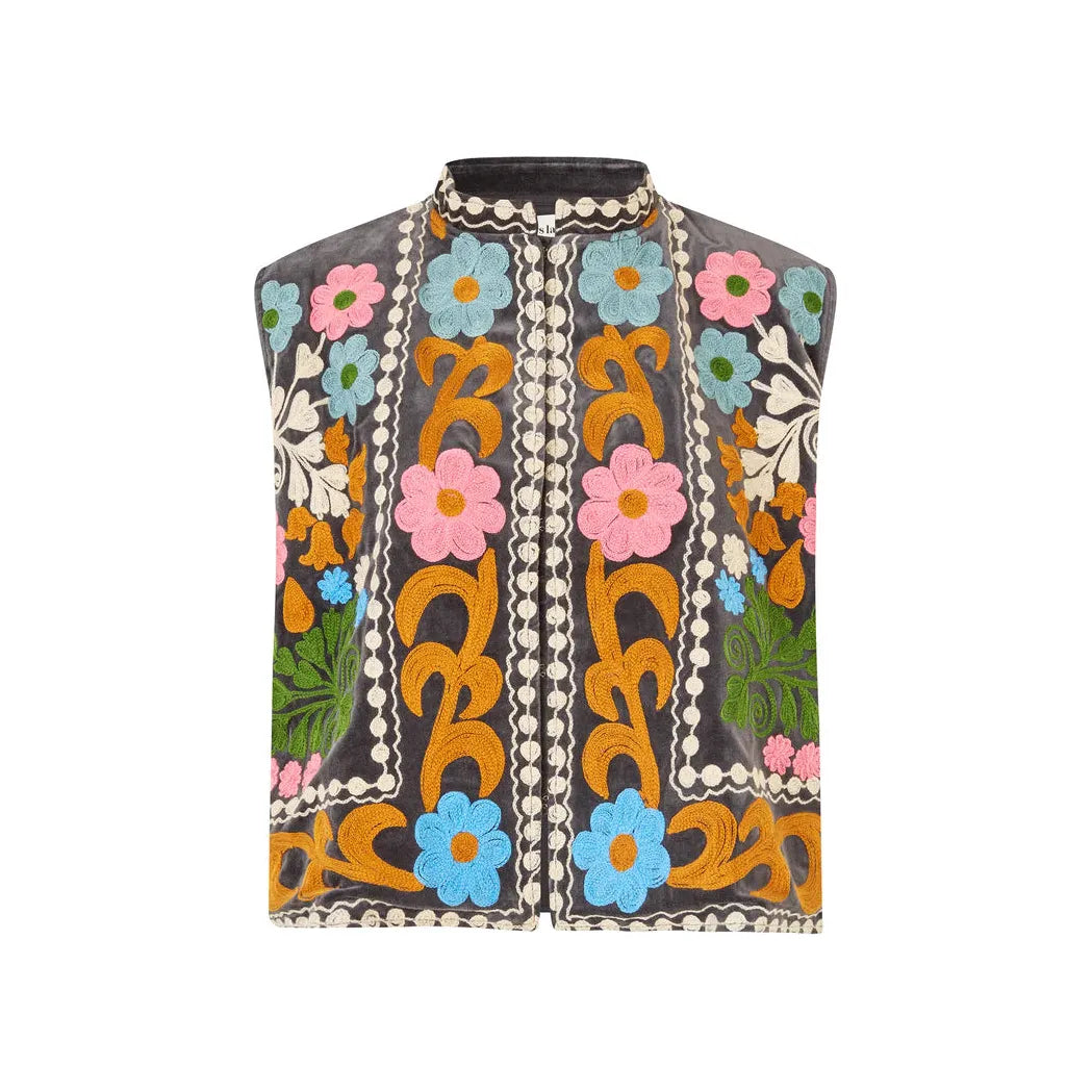 Lolly's Laundry Bin Vest - Washed Black