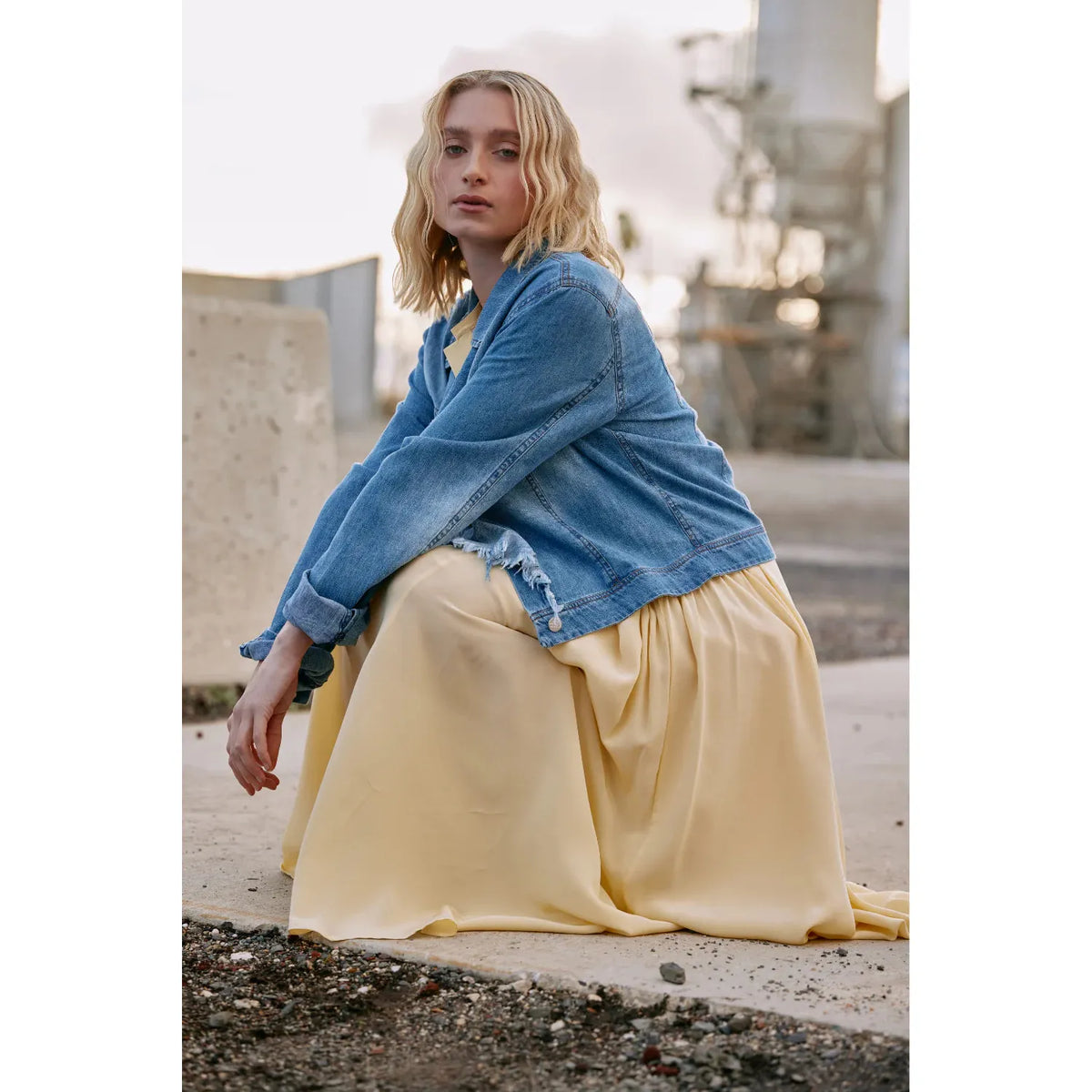 Blossum Jacket in Indigo