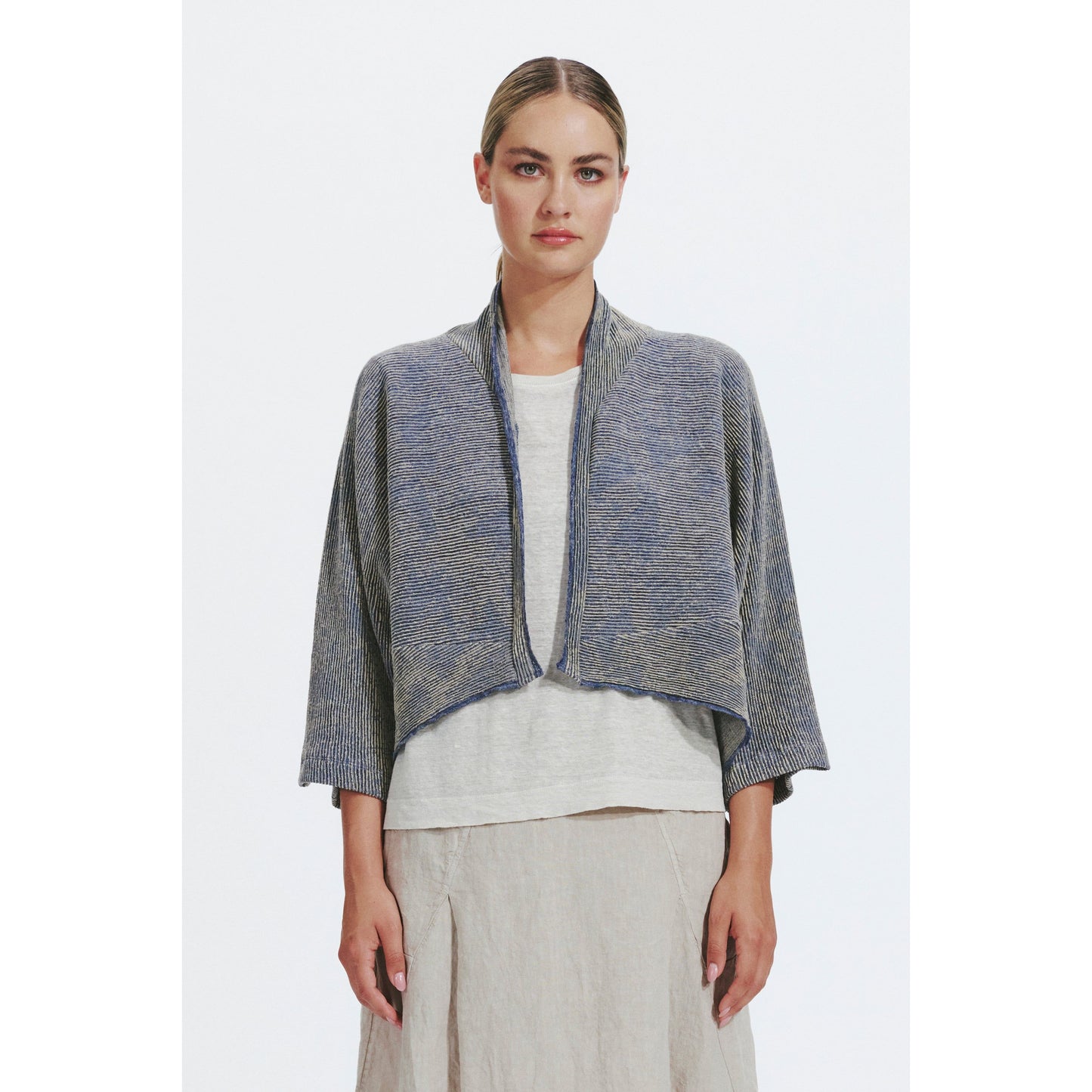 Transit Ribbed Textural Cardigan 11461