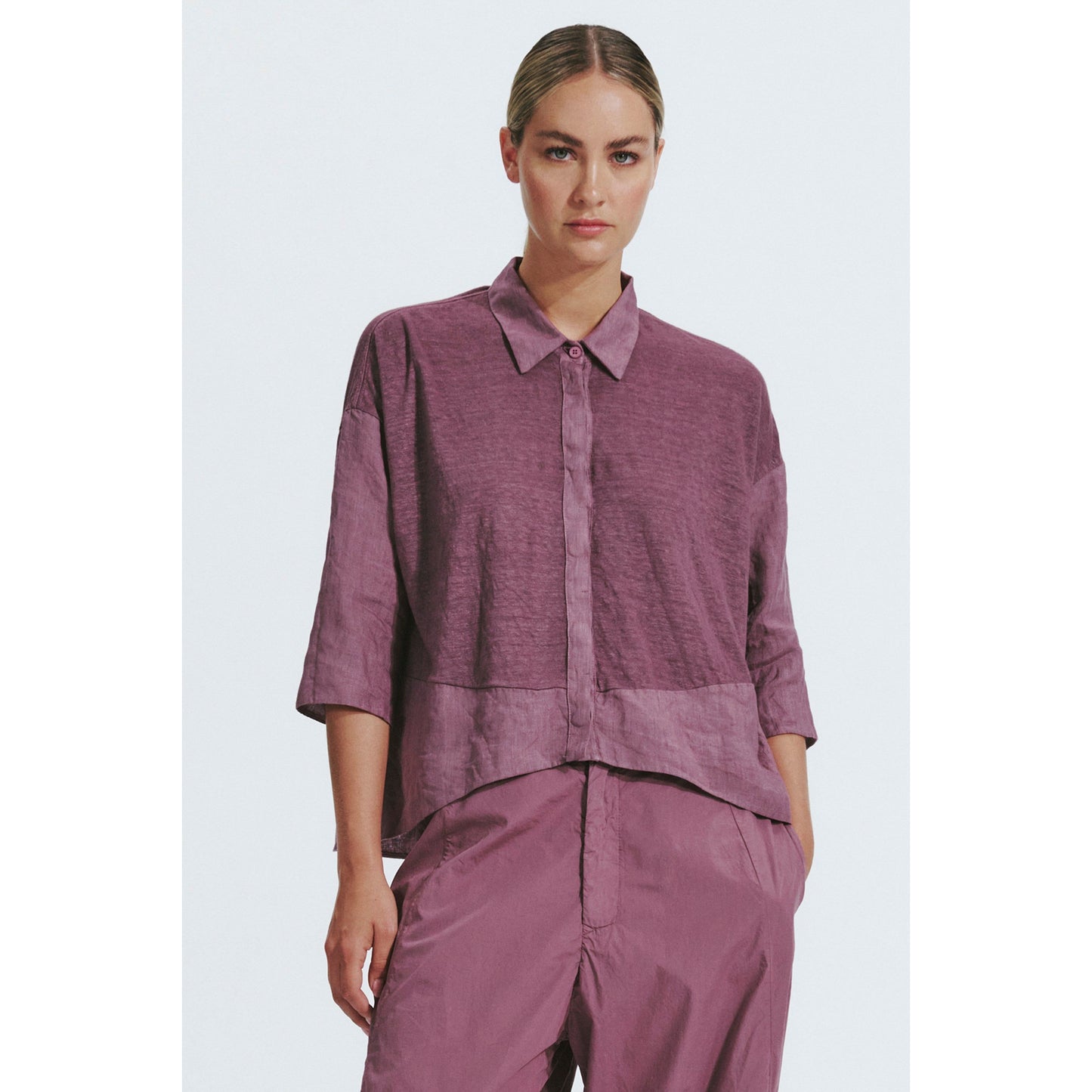 Transit Linen Shirt K204 - Mauve