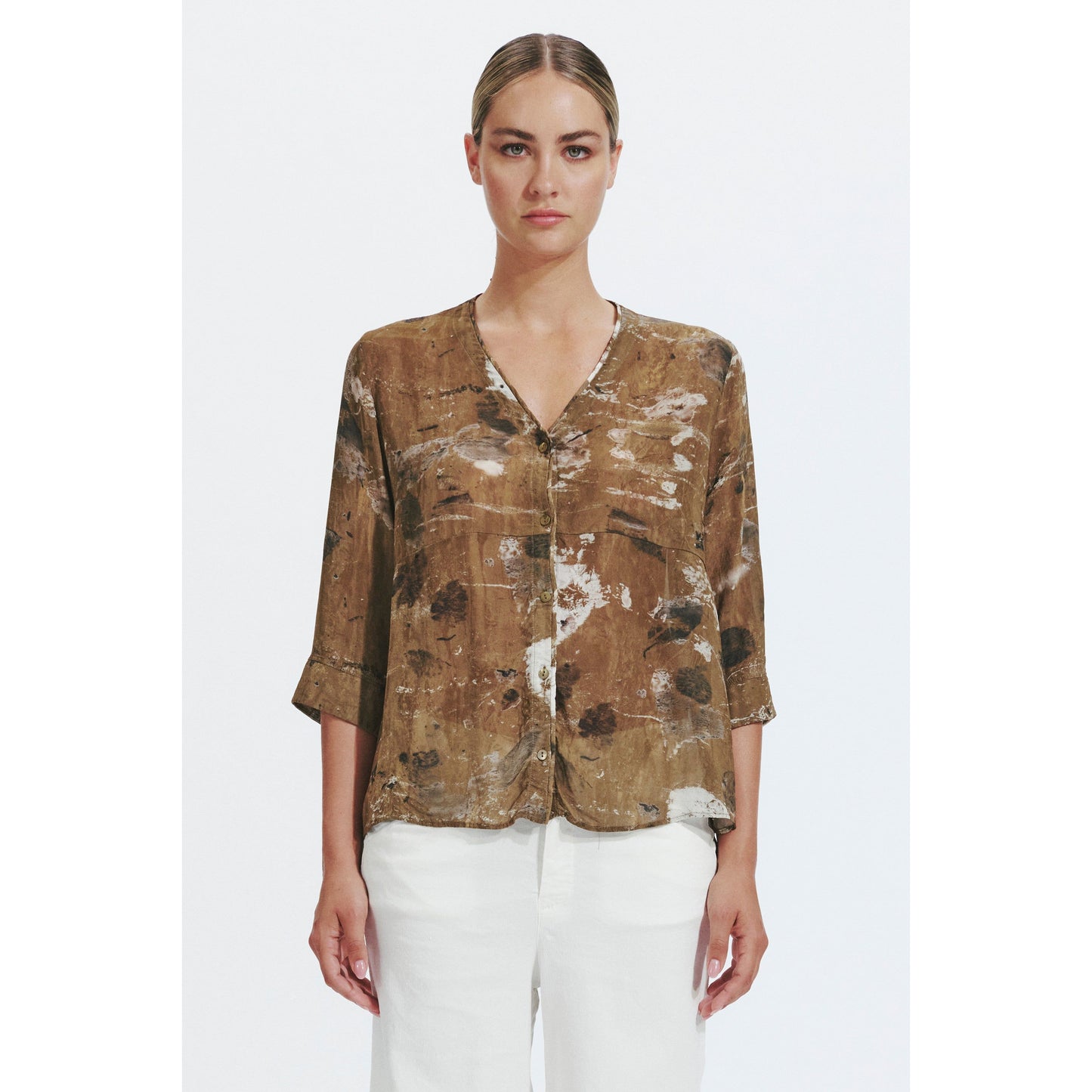 Transit Print Blouse Y341