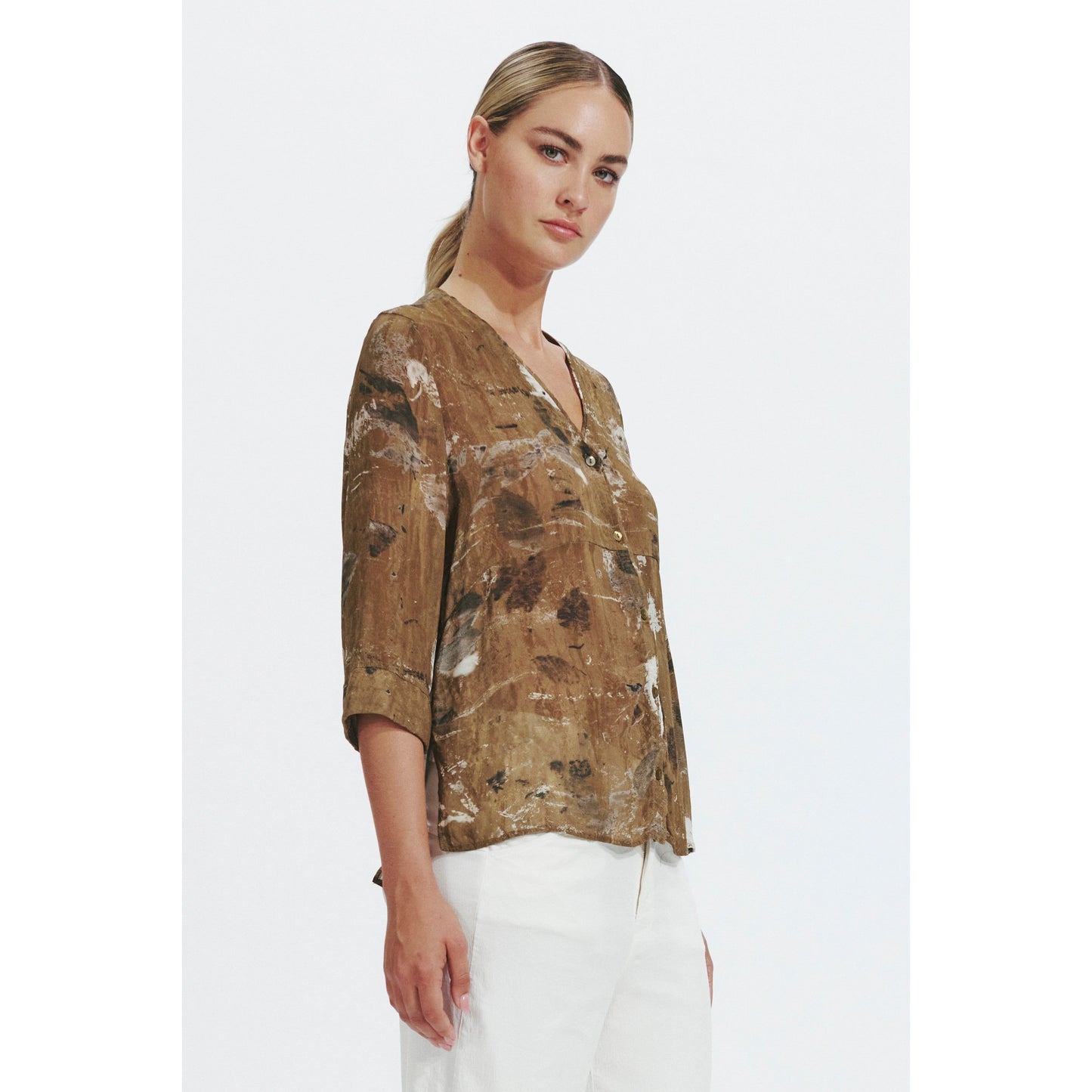 Transit Print Blouse Y341