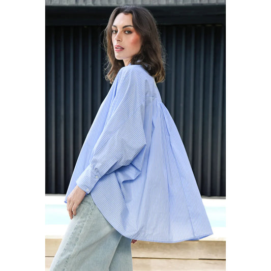 Cooper Living the Dream Shirt - Blue Stripe