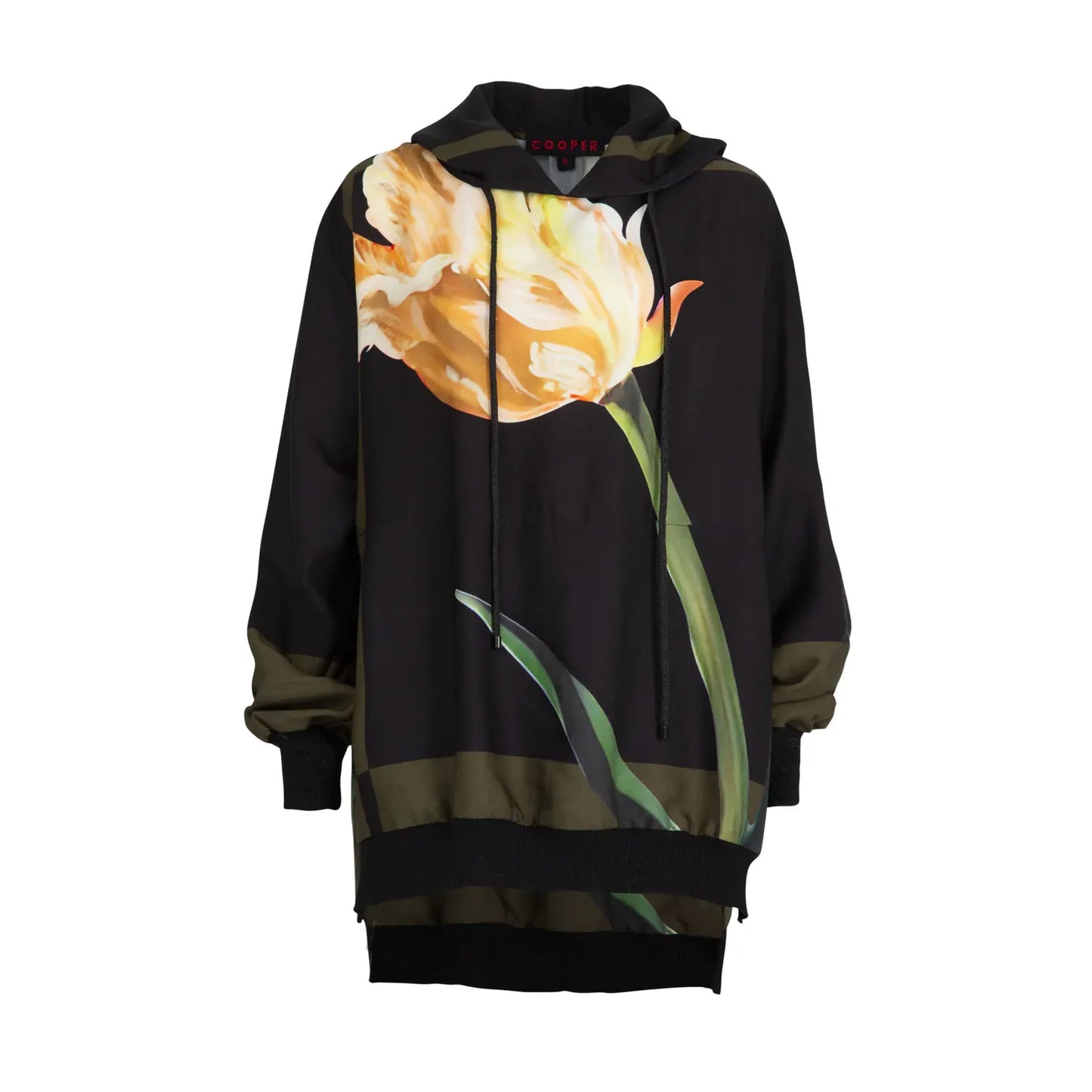 Cooper Class Half Full Hoodie - Olive/Tulip
