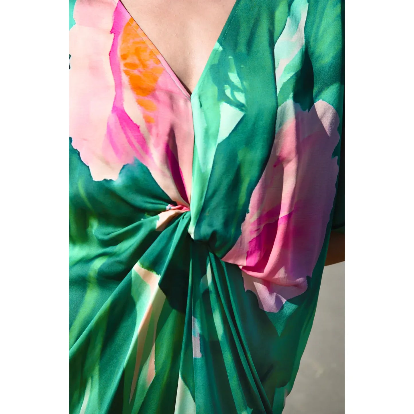 Cooper Do The Twist Dress - Green Floral