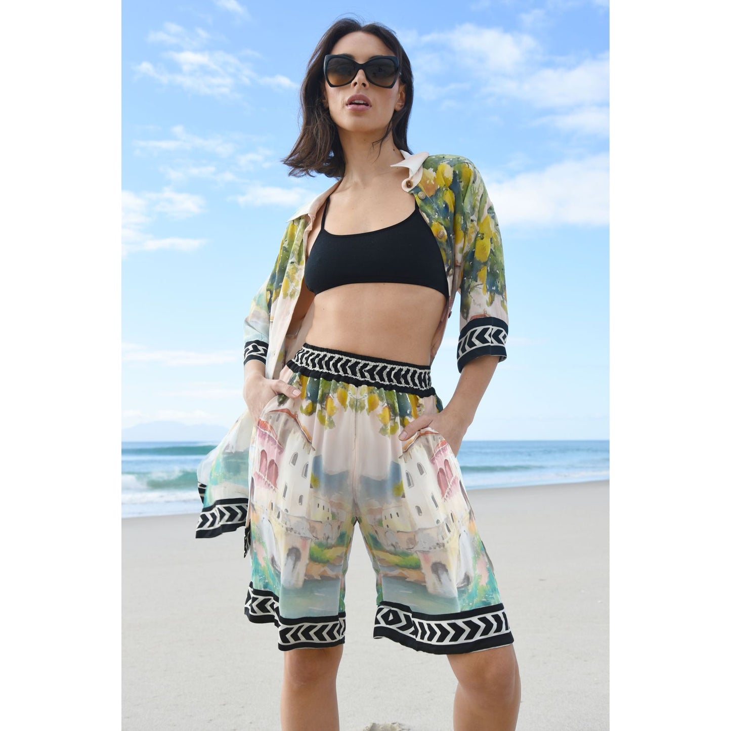 Cooper Straight Talk Shorts - Pink Paint