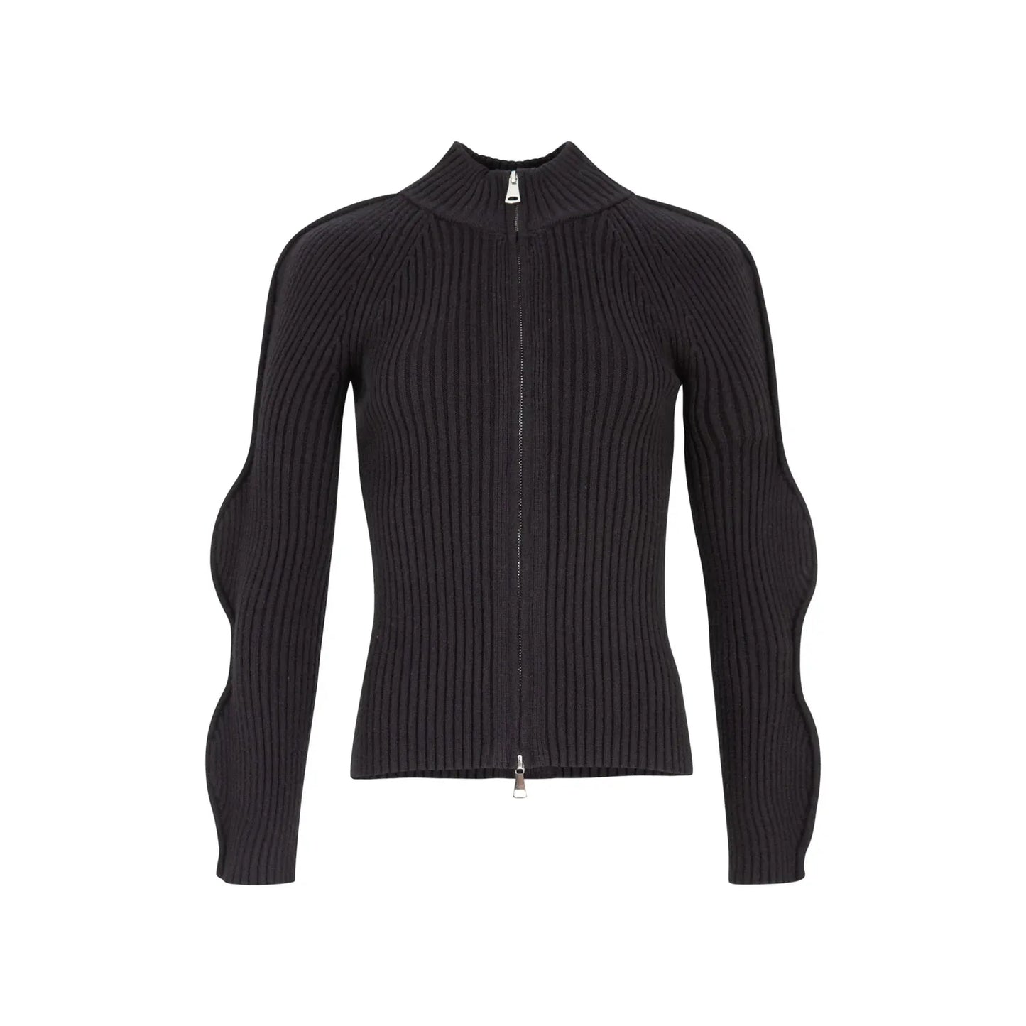 Coop Zip & Ripple Cardigan - Black