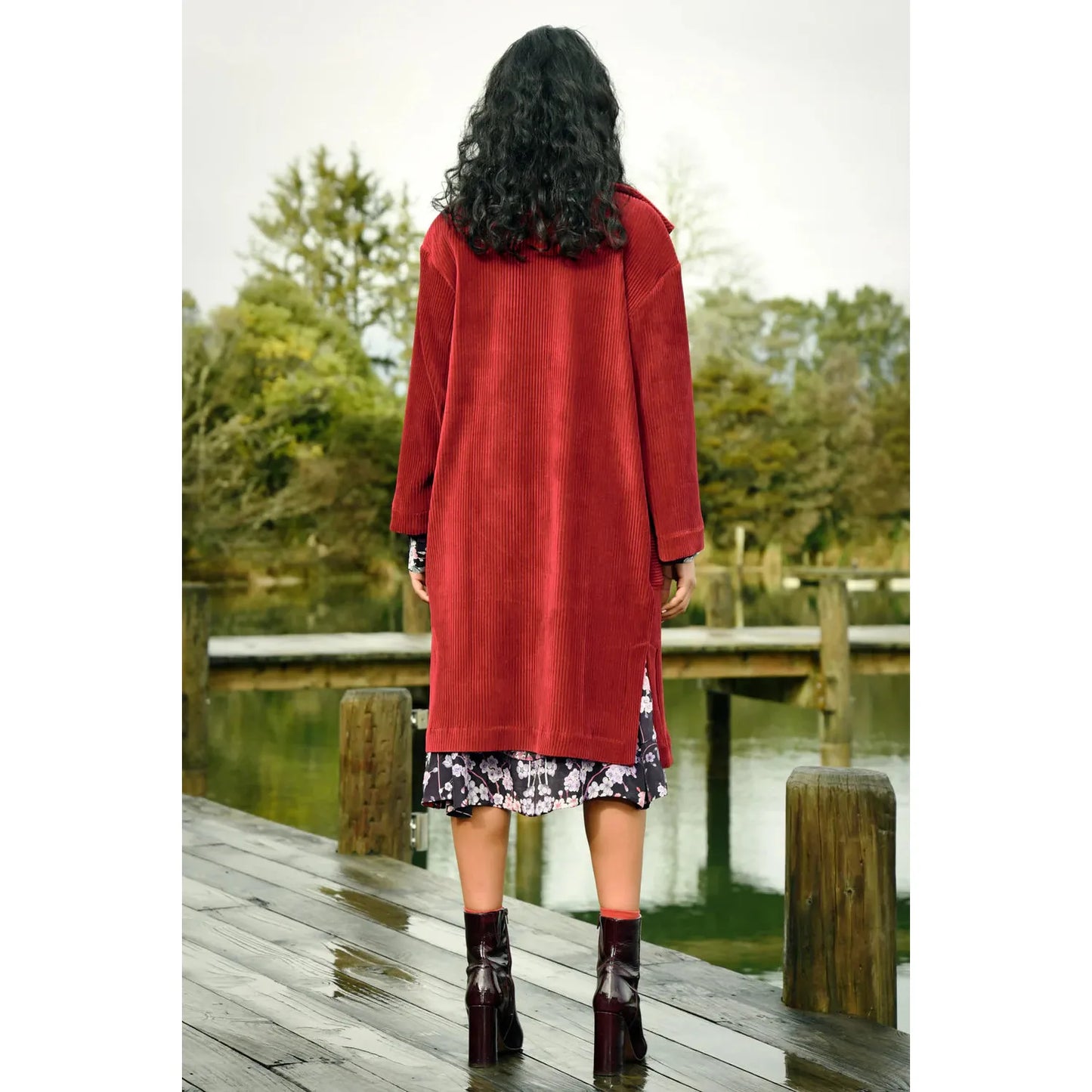 Curate Coatigan Cutie Coat - Rust