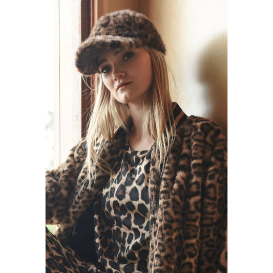 Curate Fur Sure Cap - Leopard