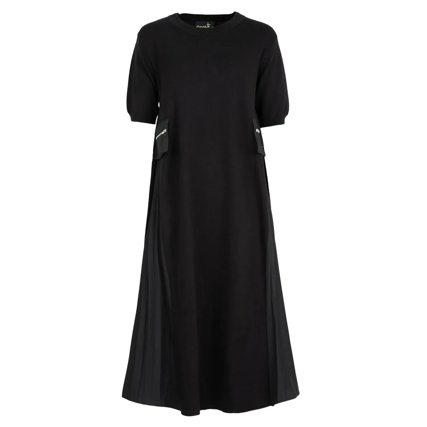 Curate Cozy Couture Dress - Black