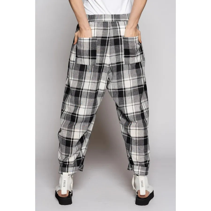 Dogstar Arya Check Pants - Black/White
