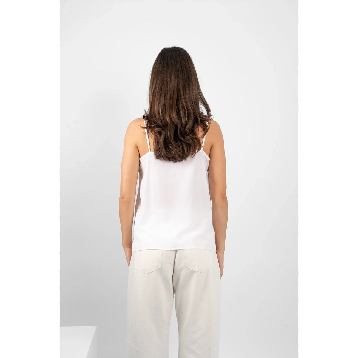 M.A Dainty Andros Camisole - White