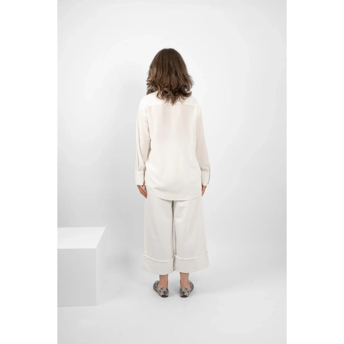 M.A Dainty Polly Trousers - Milk