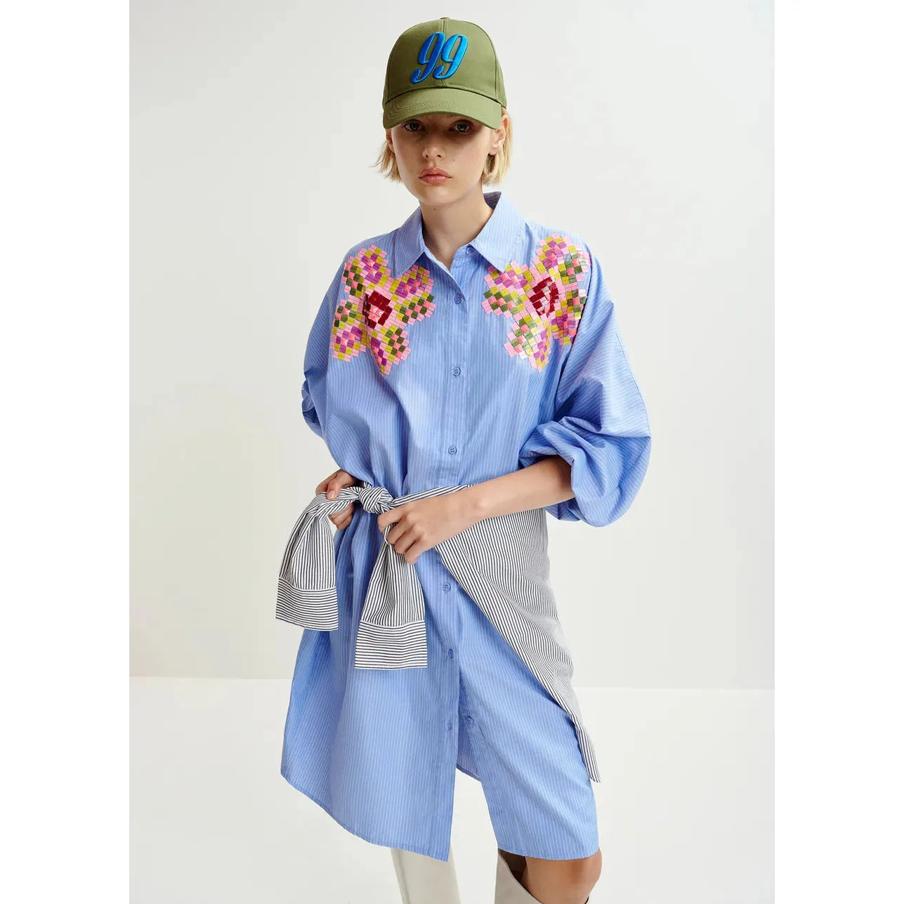Essentiel Antwerp Hagittarius Sequin Dress - Denim