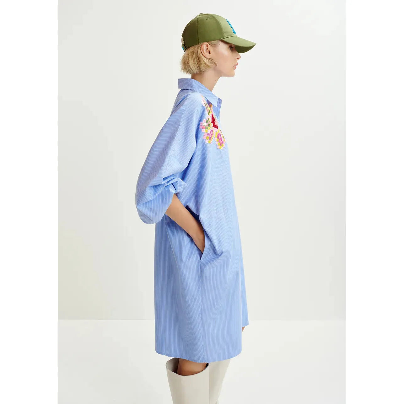 Essentiel Antwerp Hagittarius Sequin Dress - Denim