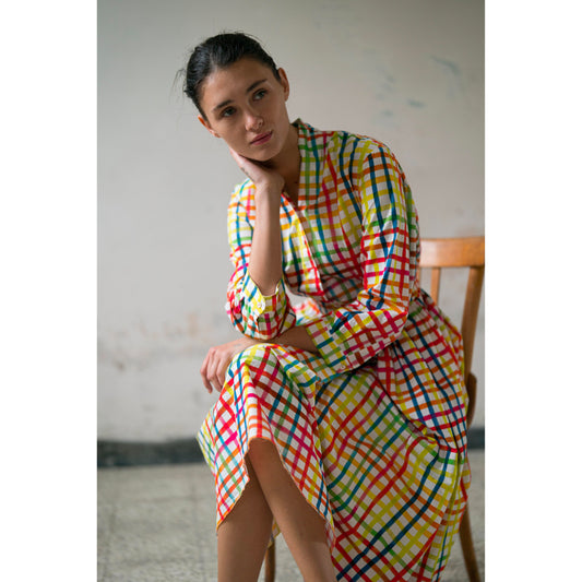 Hannoh + Wessel Danica Dress 261 149 - Multi Check