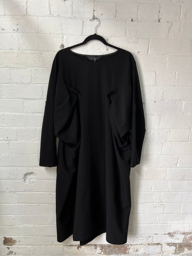 Moyuru Dress 621 - Black/Black
