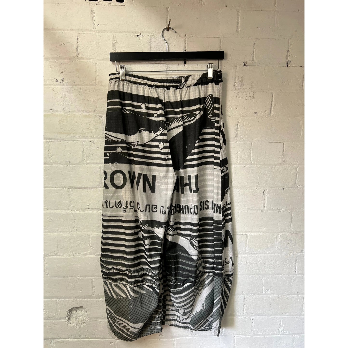Studio Rundholz Trousers 3600102 - Black Print