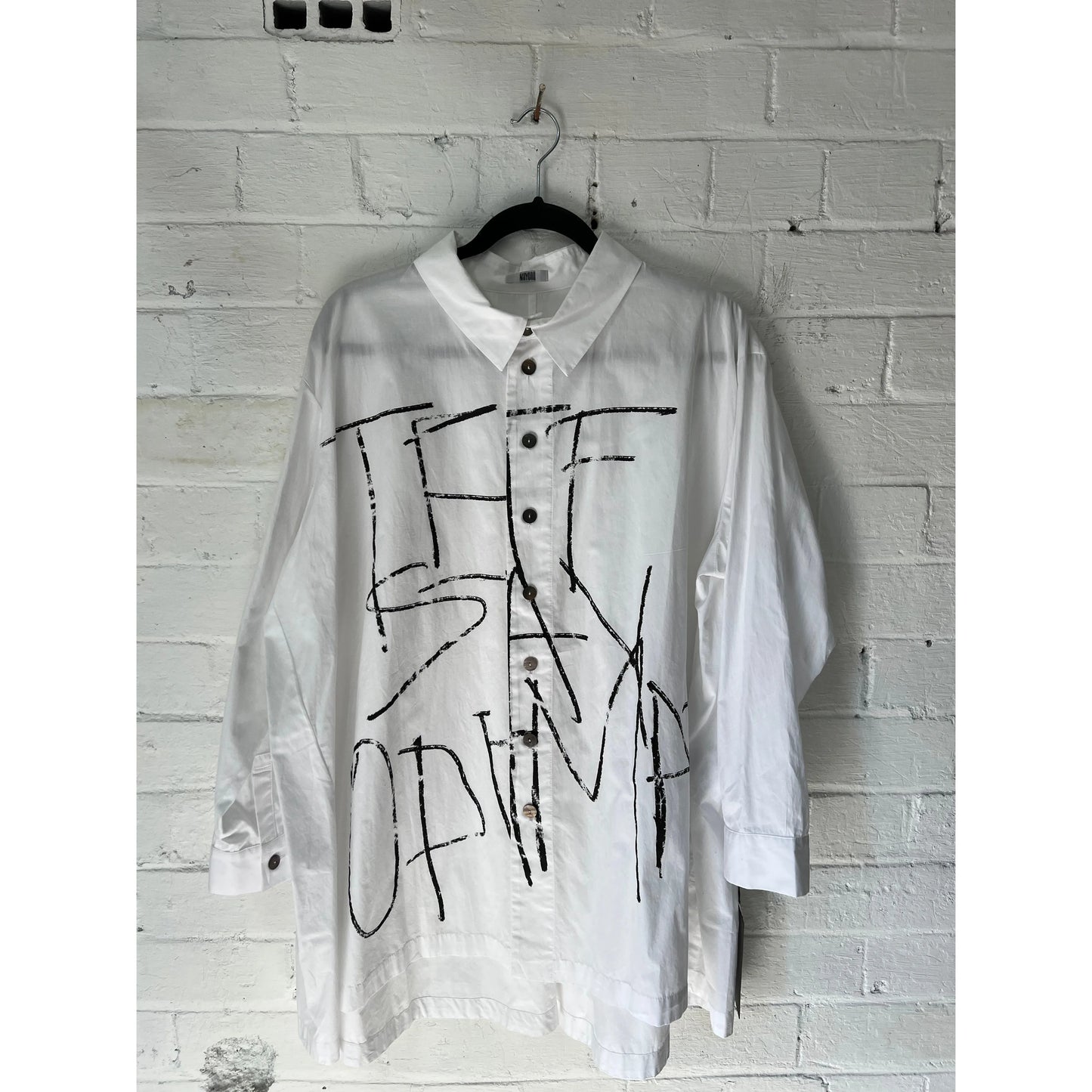Moyuru Blouse 454 - White/Black
