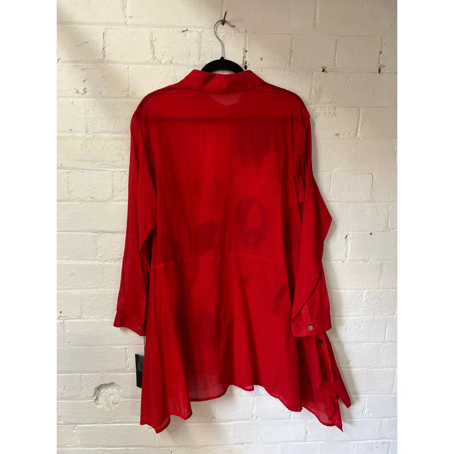 Moyuru Blouse 439 - Red/Black
