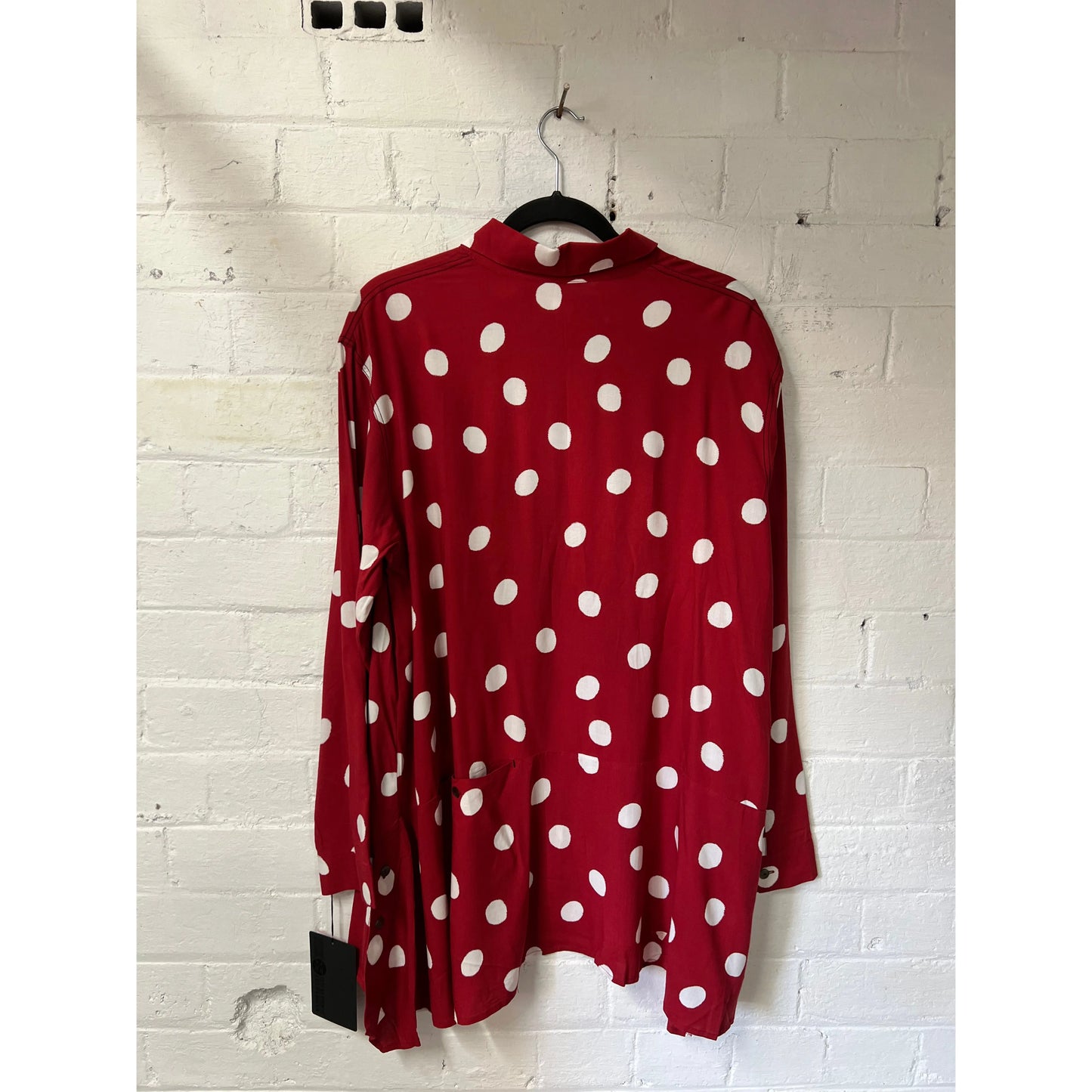 Moyuru Blouse 438 - Red/White
