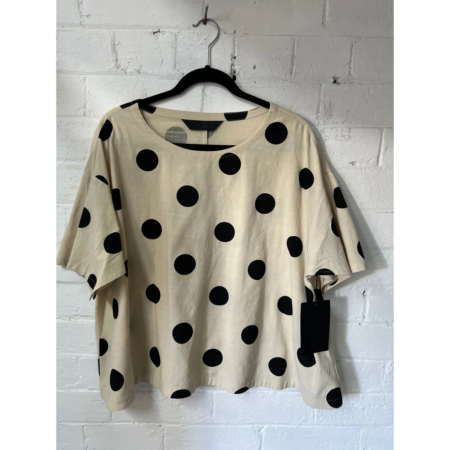 Moyuru Blouse 642 - Natural/Black