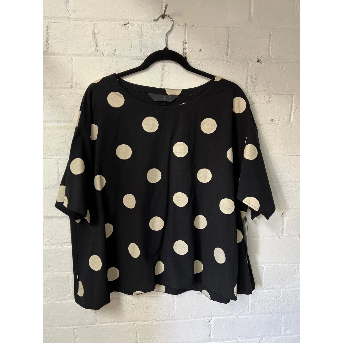 Moyuru Blouse 642 - Black/Natural
