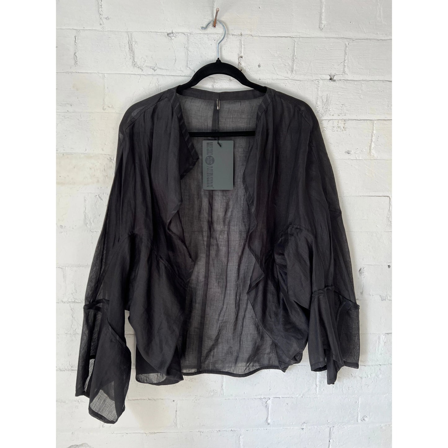 Moyuru Blouse 607 - Black Stripe