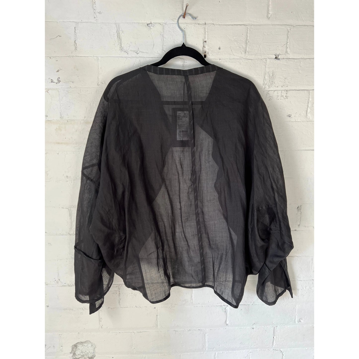 Moyuru Blouse 607 - Black Stripe