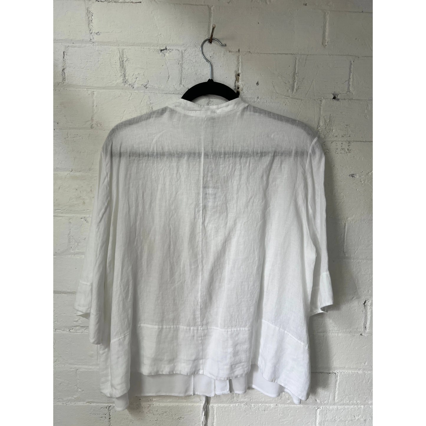 Transit Linen Layered Shirt Jacket E143