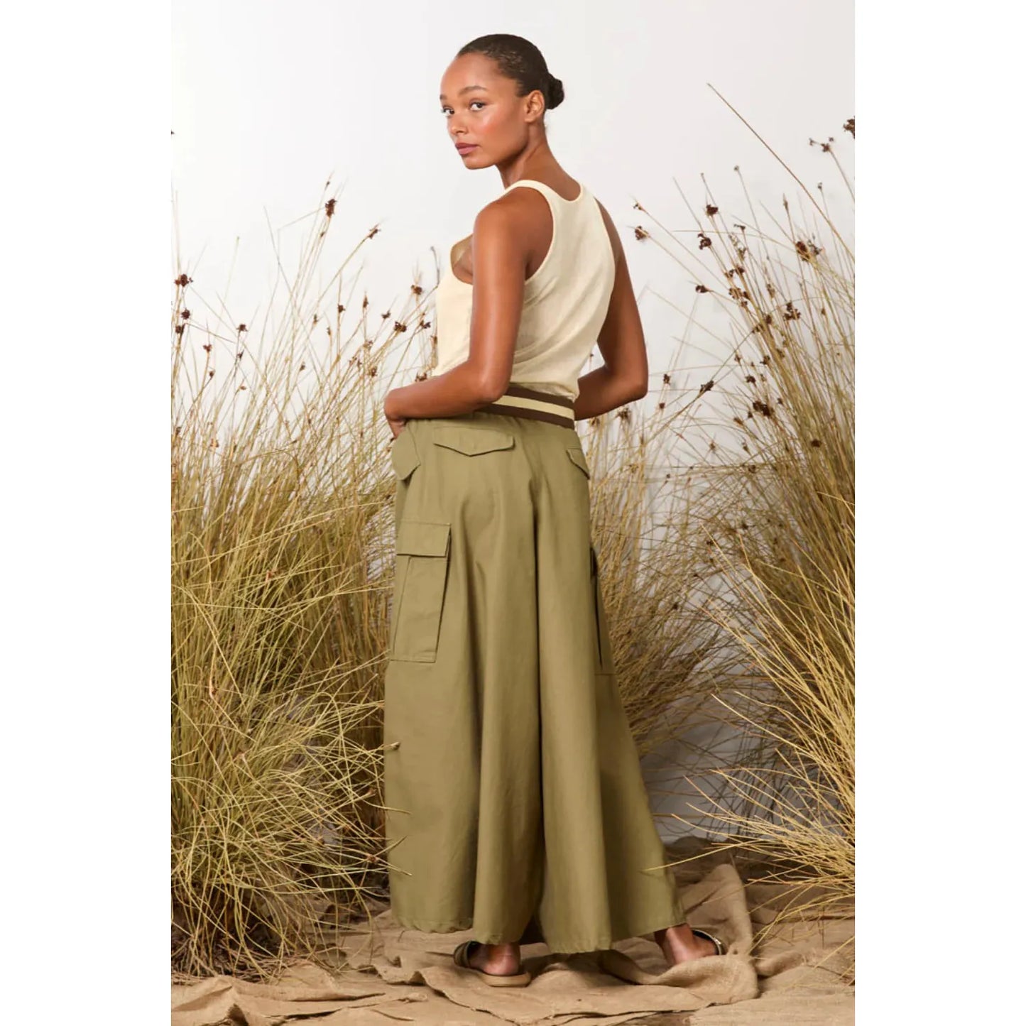 M.A Dainty Indiana Pants - Safari