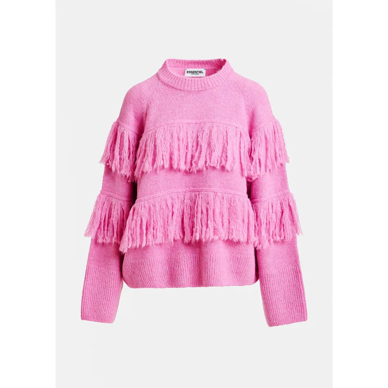 Essentiel Antwerp Johns Fringed Pullover - Pinky Sugar