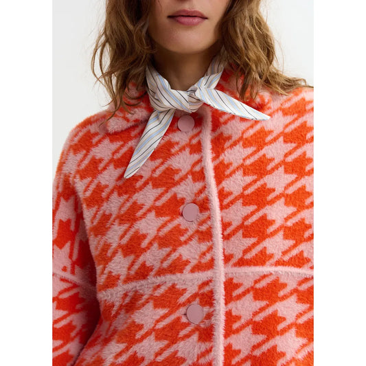 Essentiel Antwerp Joking Cardigan - Dusty Pink/Orange