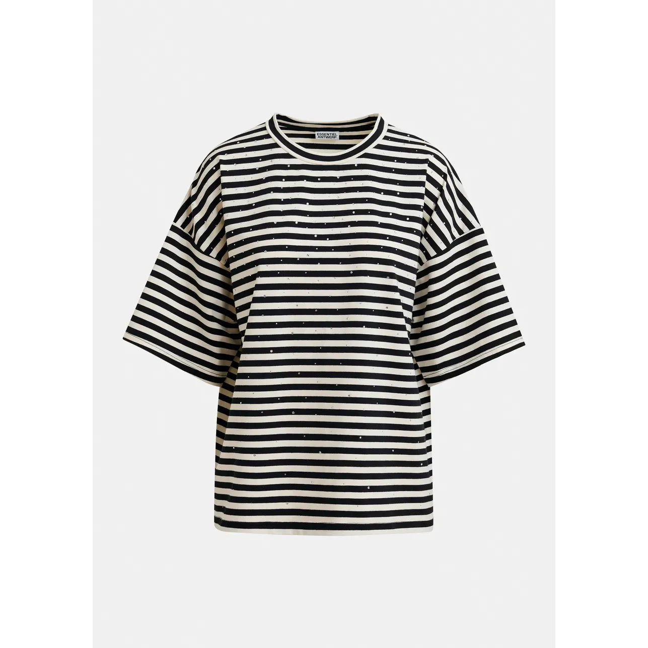 Essentiel Antwerp Joste T-Shirt - Black/White
