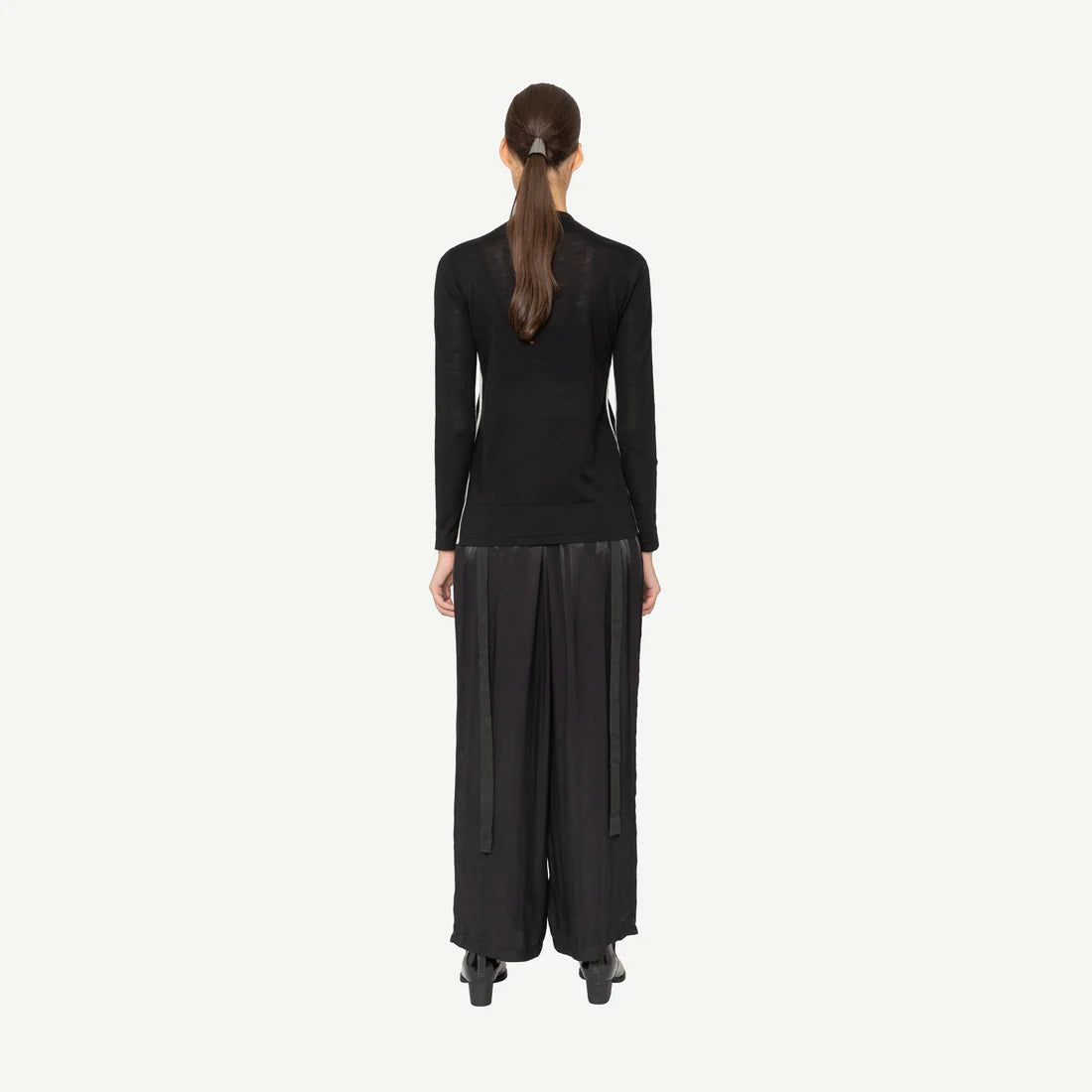 Bone & Arrow Black Novara Top