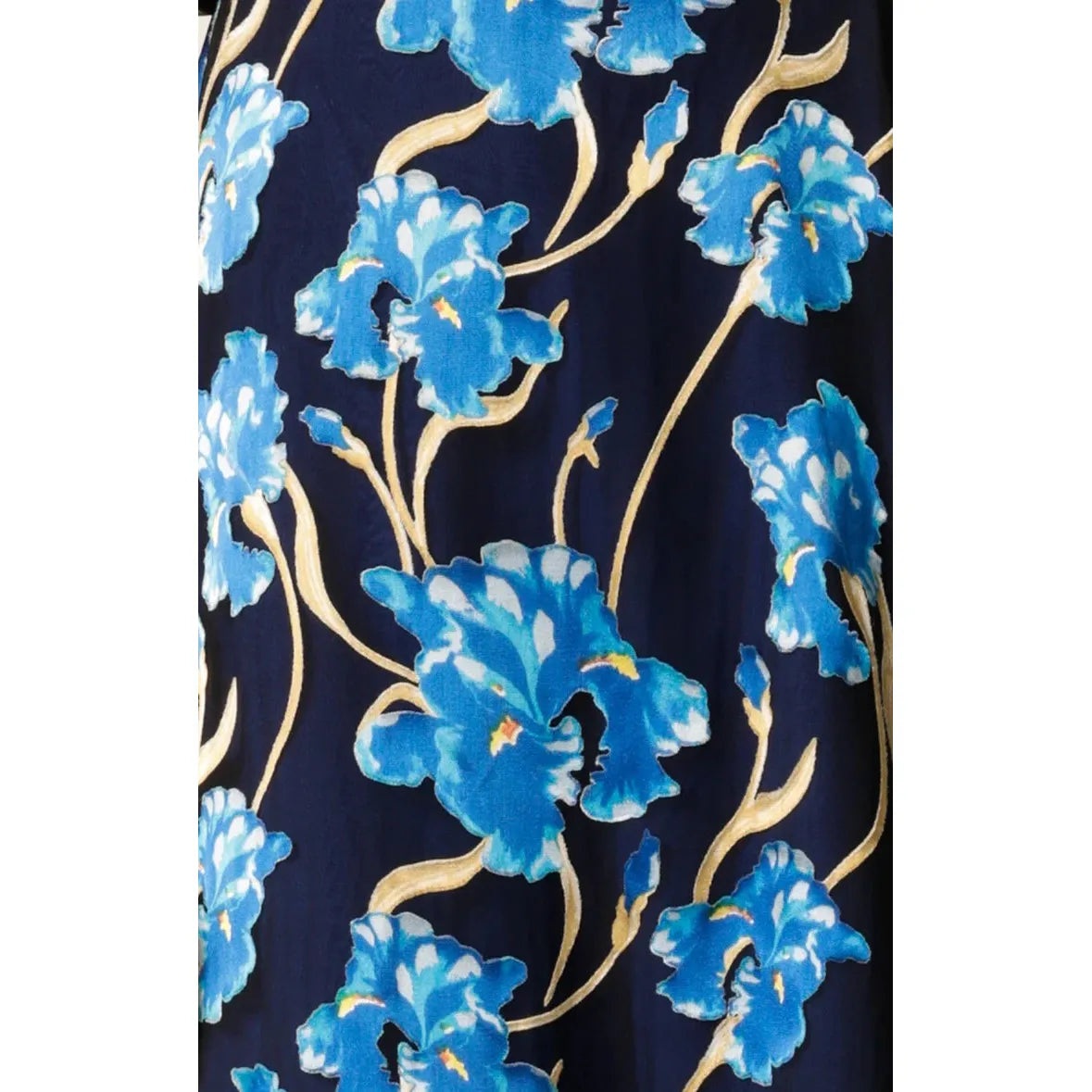 Sacha Drake Linee Wrap Midi Dress - Blue Iris