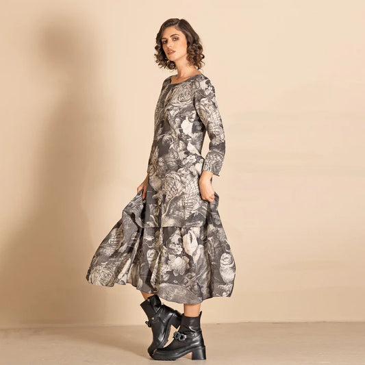 Megan Salmon Origami Romance Dress - Wonderland