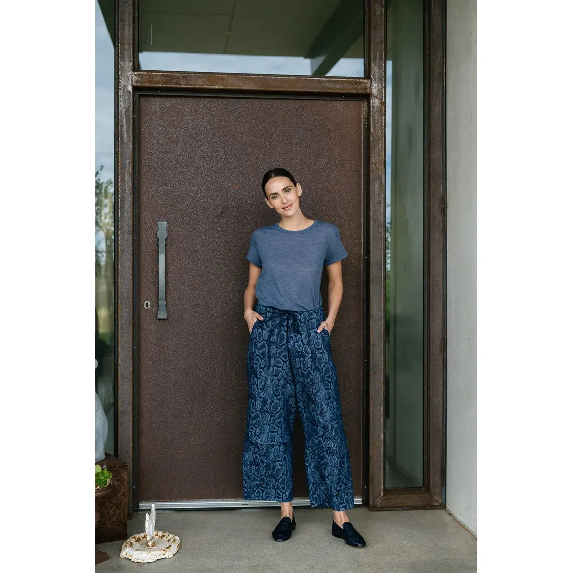 M.A Dainty Trucker Jean - Denim Snake