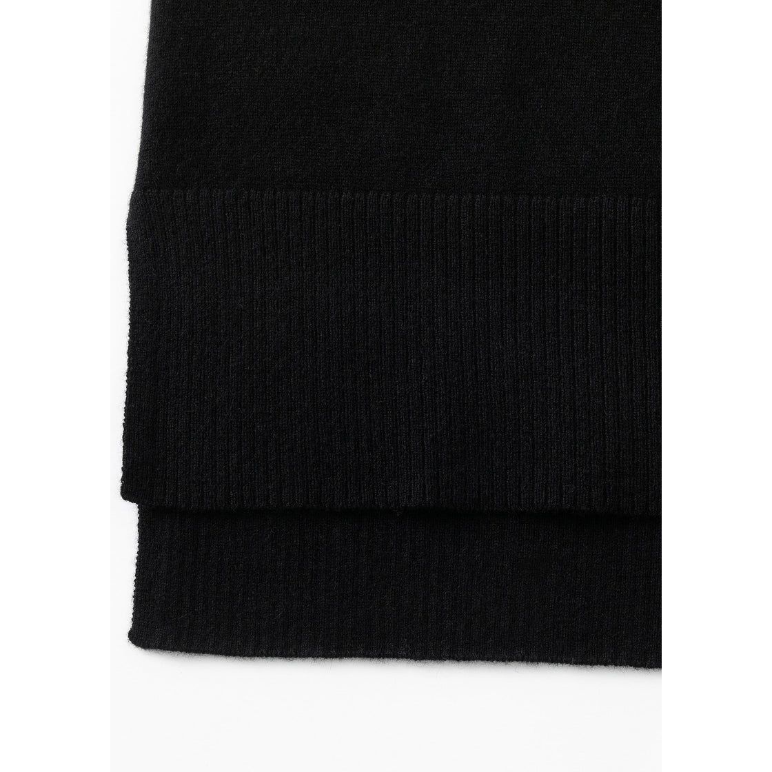 ALEGER Cashmere Longline Tank 345 - Black