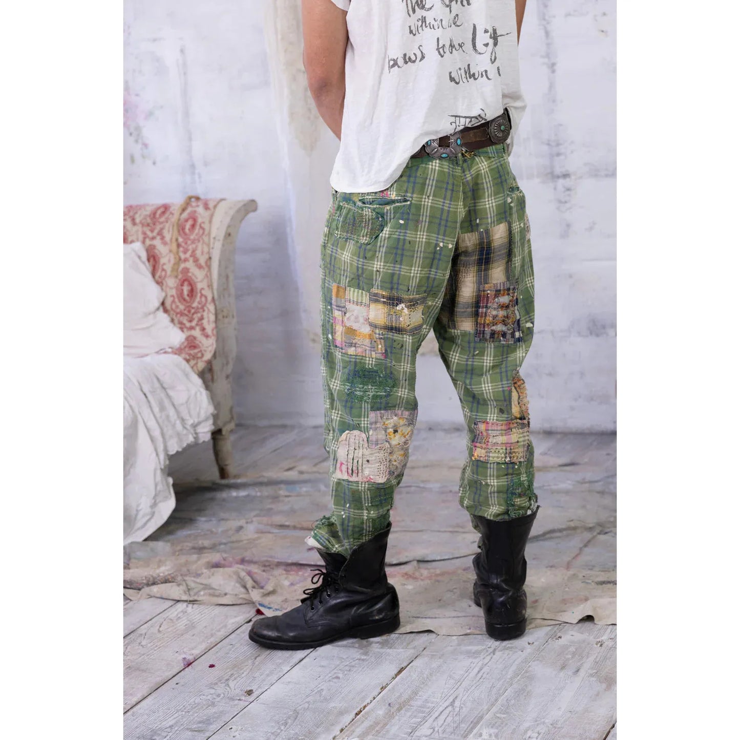 Magnolia Pearl Bobbie Trousers 403 - Romeo Check