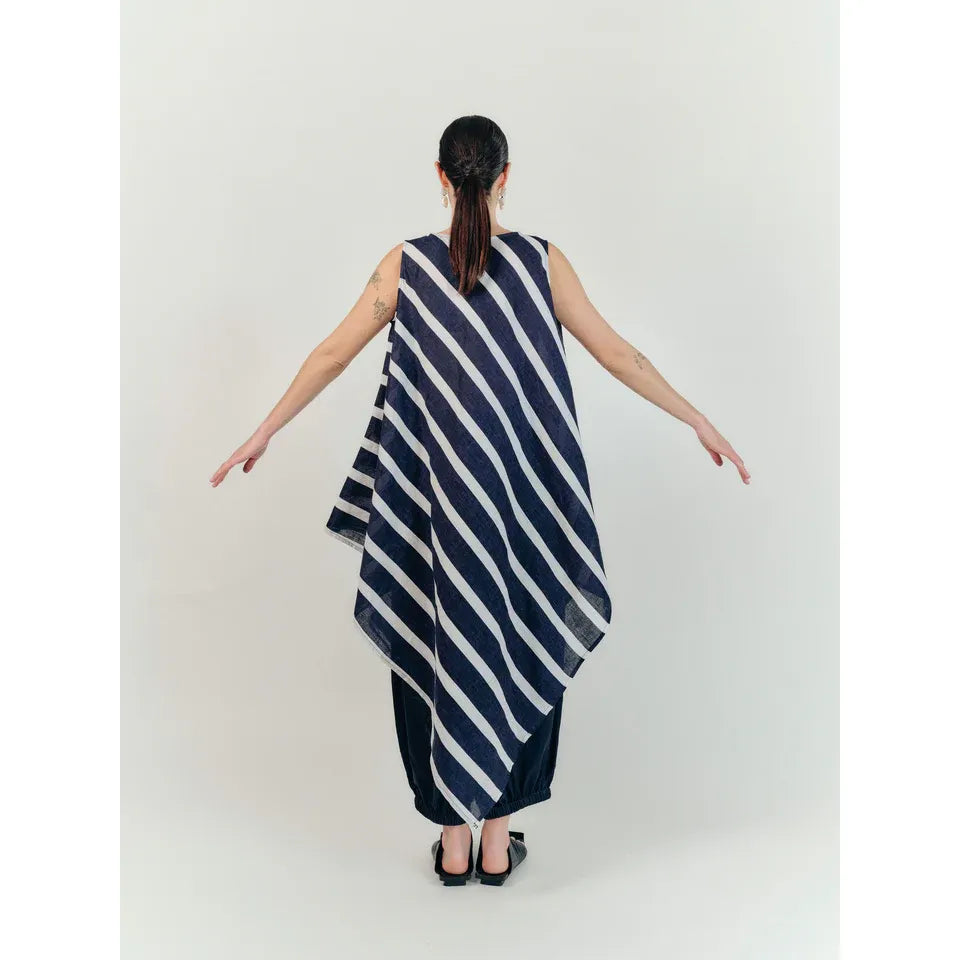 Label Label Batan Tunic - Navy/White