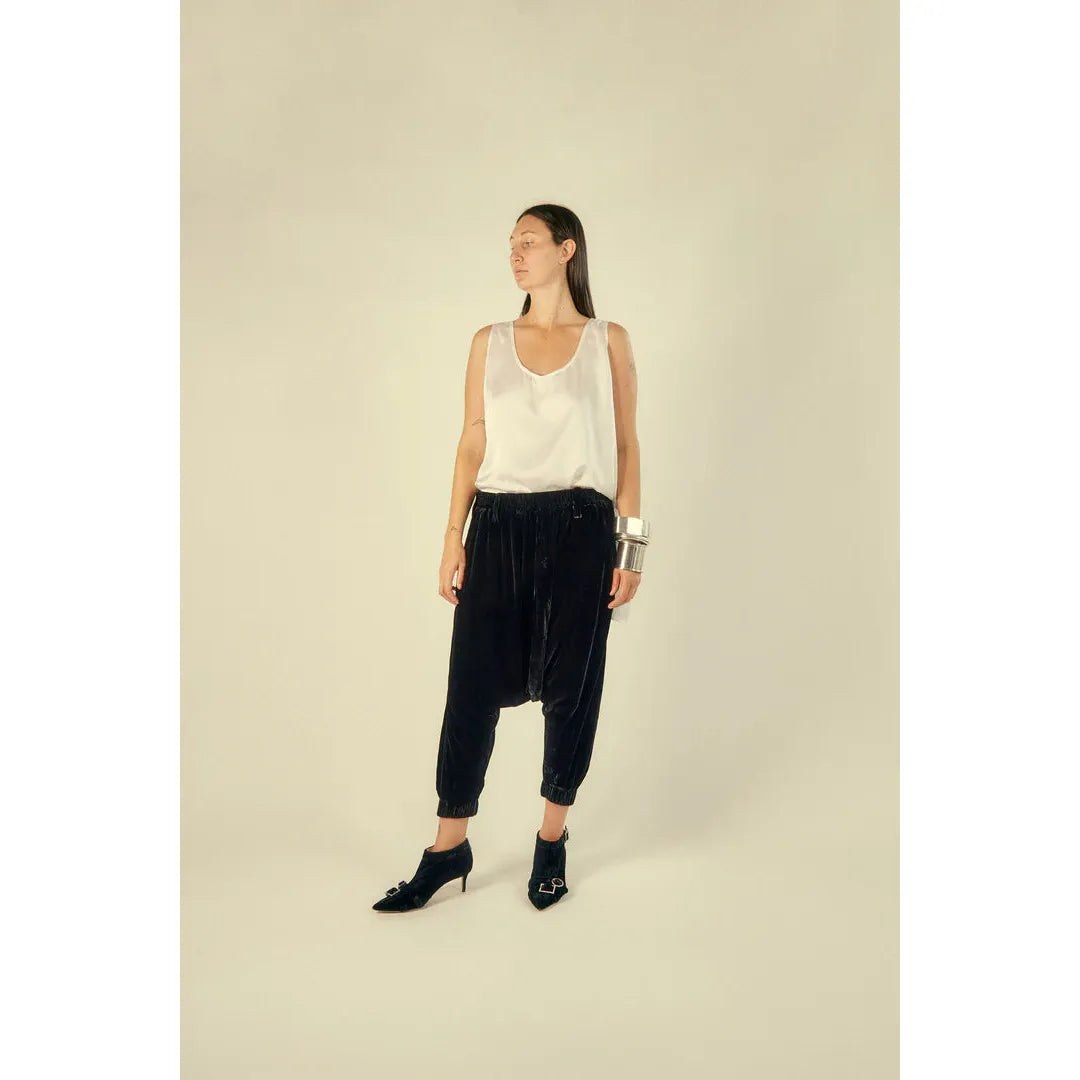 Label Label Velvet Bargo Pant - Black