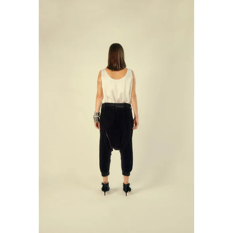 Label Label Velvet Bargo Pant - Black
