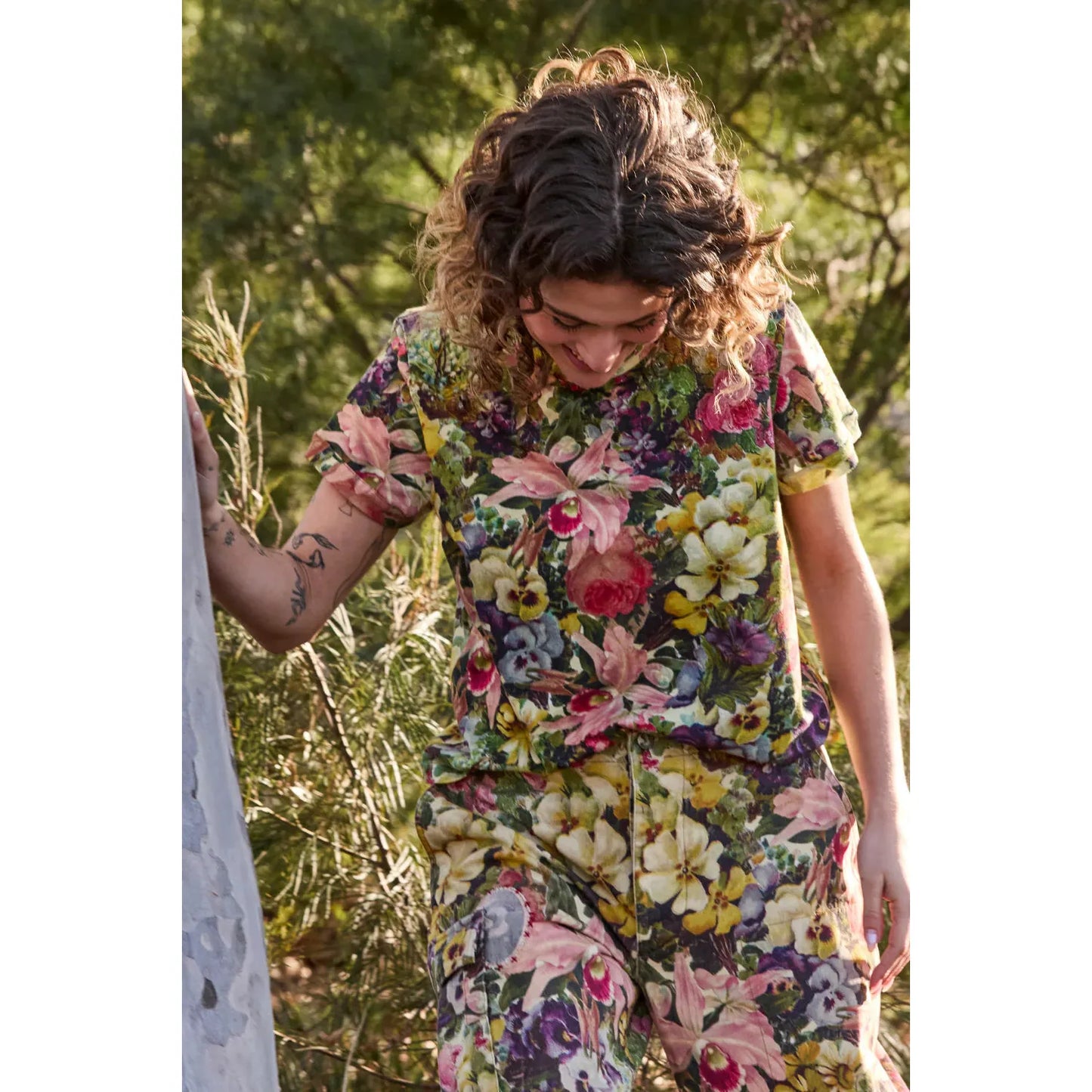 Circular By Maud Alice Dainty Poppy T-Shirt - Blooms