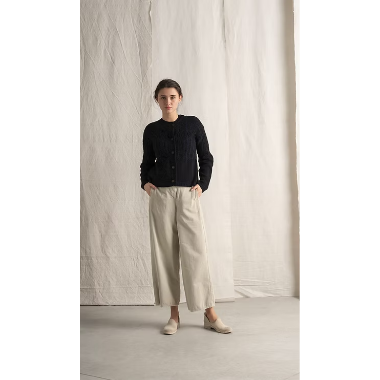 Hannoh + Wessel Karlotta Cardigan 405 - Black/Navy